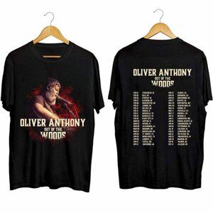 Oliver Anthony Out Of The Woods 2024 Tour Shirt 2 Sided Country Music Fan Tee 05